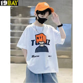 Everyday Wear Oversized T-Shirt for Kids – Soft Cotton Drop Shoulder Design
